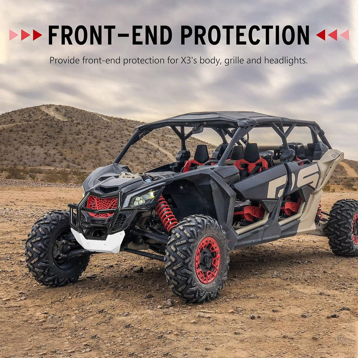 Heavy-duty Steel Tube UTV Front Bumper Bar T7761