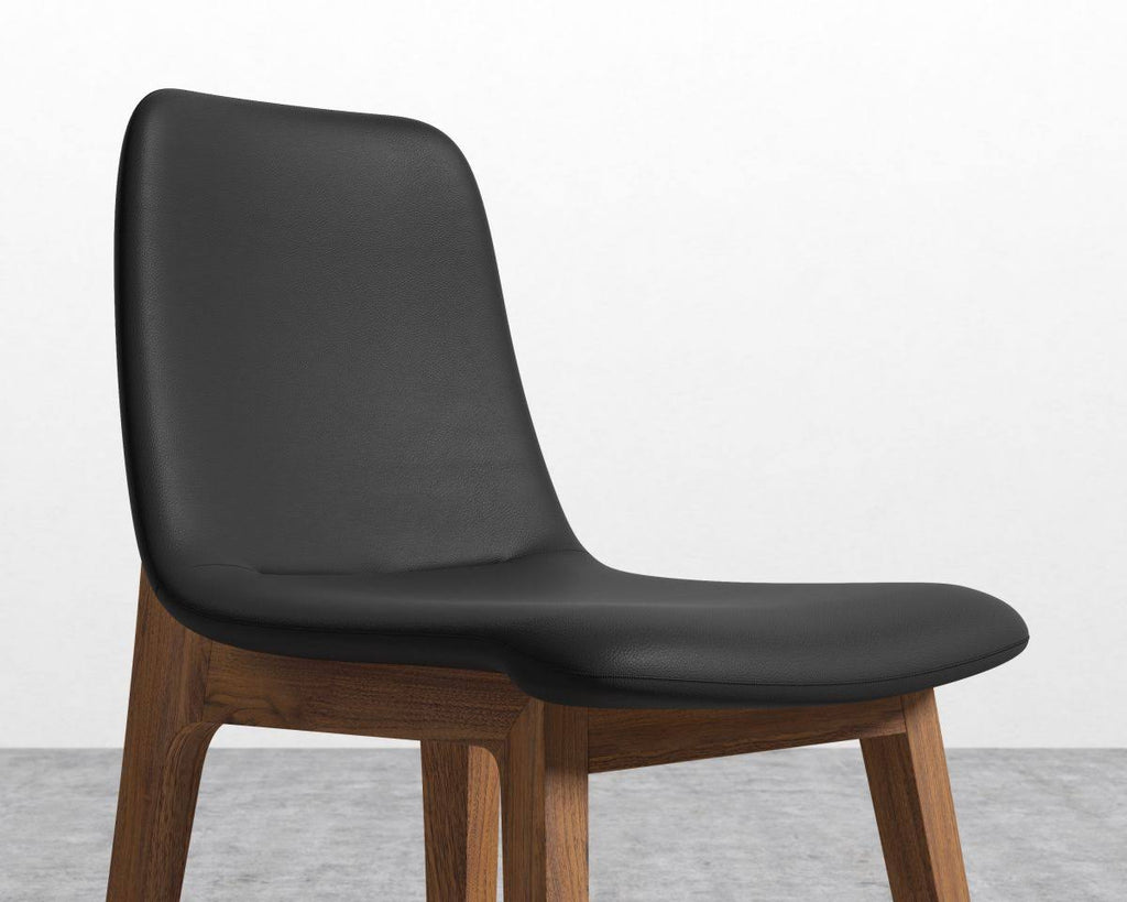 Black Leather Dining Chair L2155
