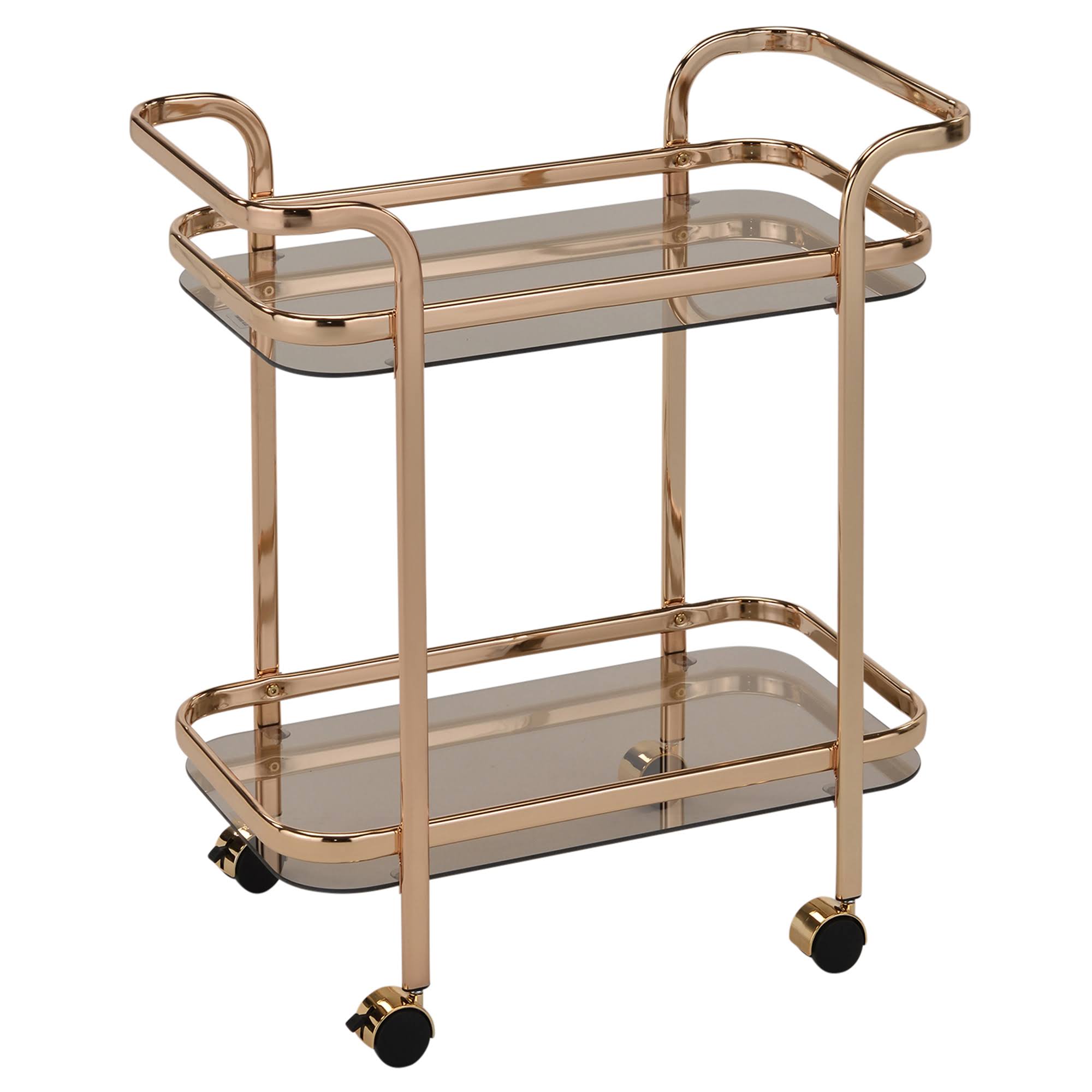 2 Tier Gold Bar Cart Z73277