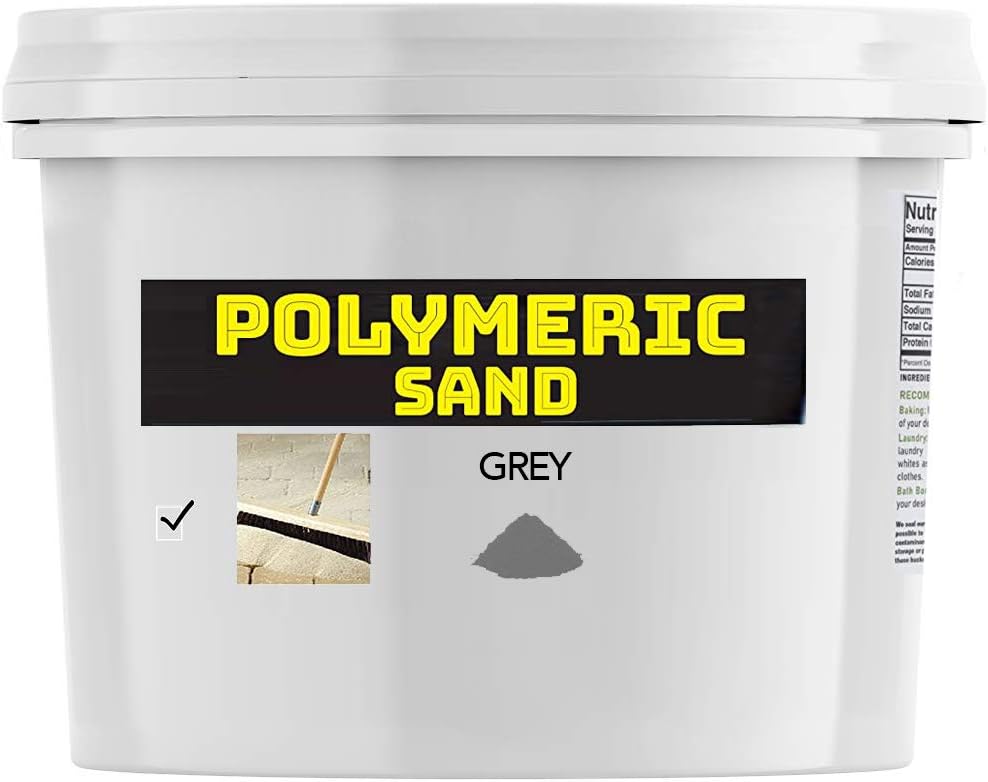 Grey Polymeric Sand for Pavers, 18lbs Pack of 2 R197