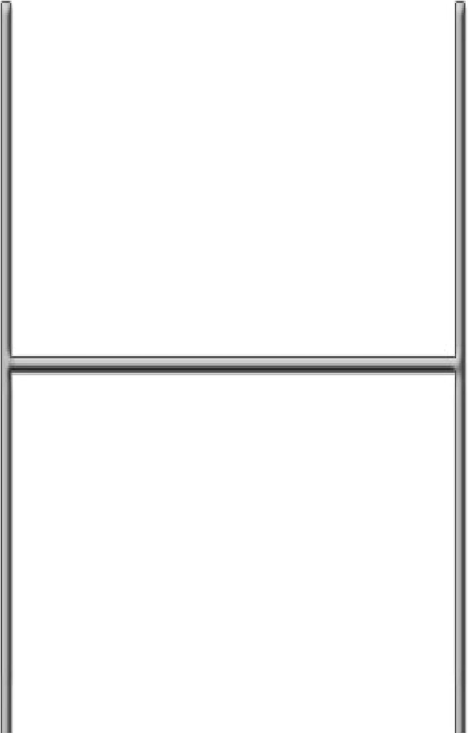 100 Sign Stake 12x9 Inch x 9 Gauge Galvanized Wire Stake, 100 Pieces, Pack of 2 Z267