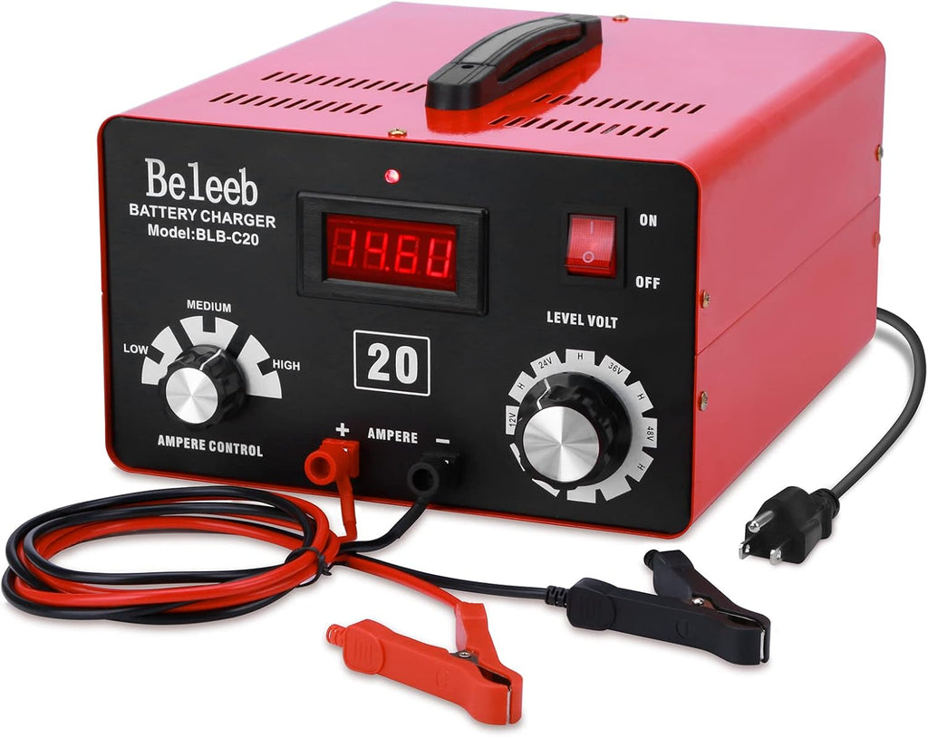 Adjustable Battery Charger 12V 24V 36V 48V with Smart Chip for Lead-Acid Lithium-ion Batteries K34034