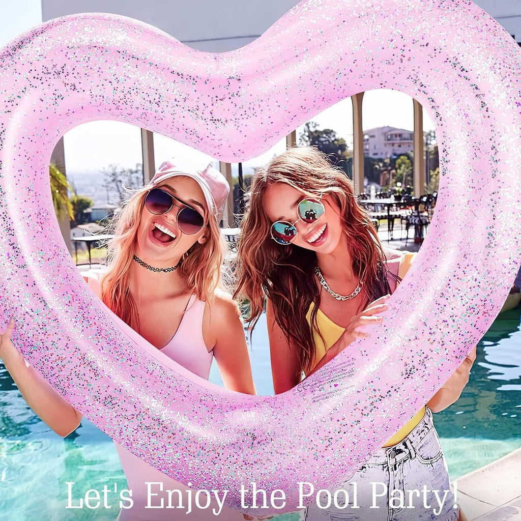 Heart Shaped Pool Float Tube Ring R9701