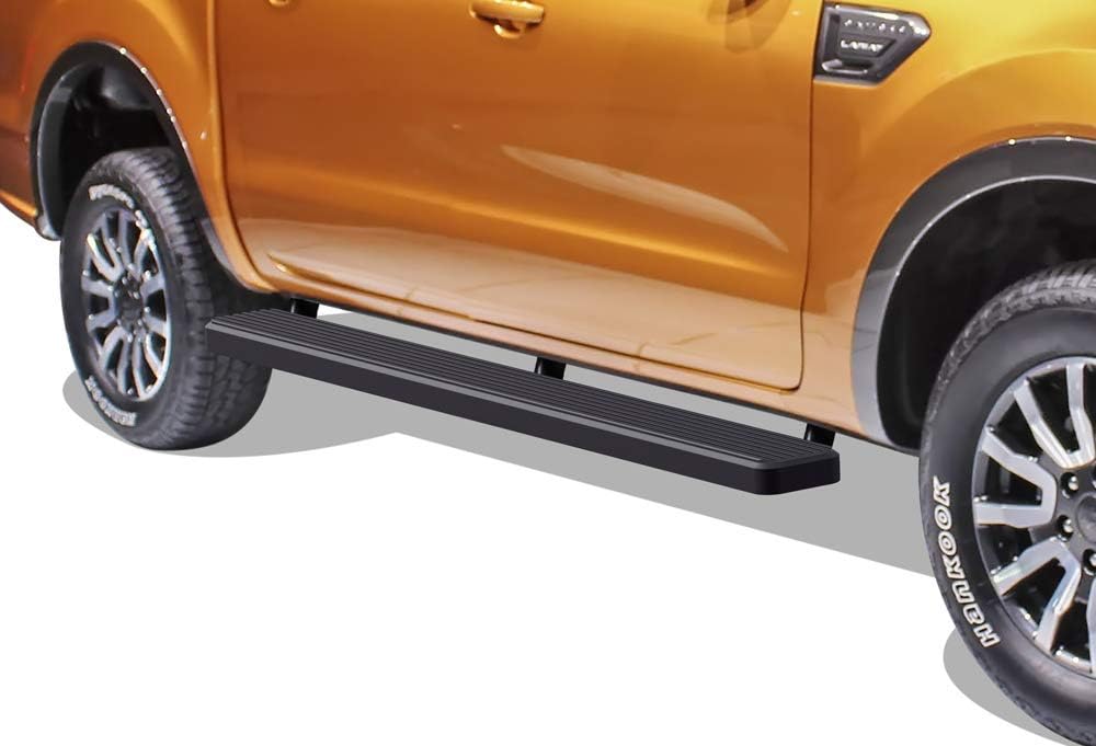 6in Black Running Boards H71296