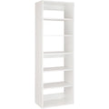 White 31.5" Wide Wood Closet Organizer Unit N389