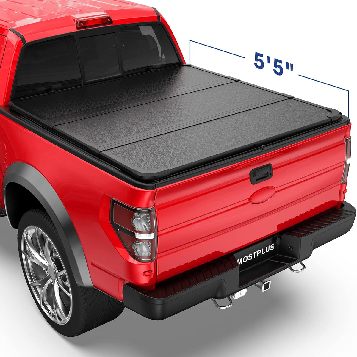 Tri-Fold Soft Truck Bed Tonneau Cover E3393