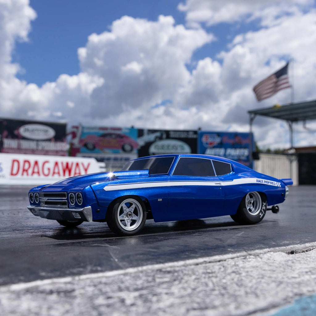 Blue 1/16 2 Wheel Drive Mini No Prep Drag Car RTR G991