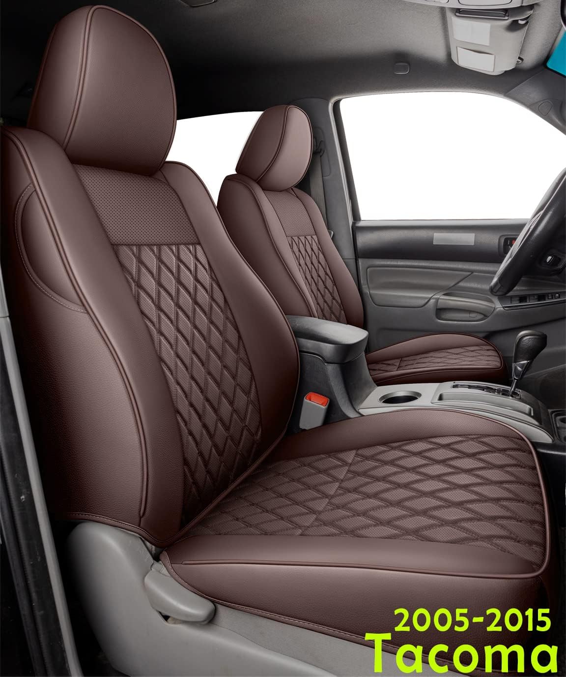 Blue Faux Leather Full-Set Seat Covers L800577