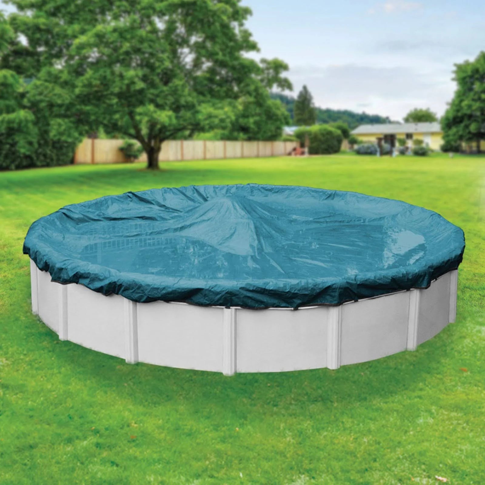 30 ft. Round Teal Blue Winter Pool Cover T2099