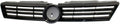 Textured Gray Plastic Grille Assembly with Black Molding G175