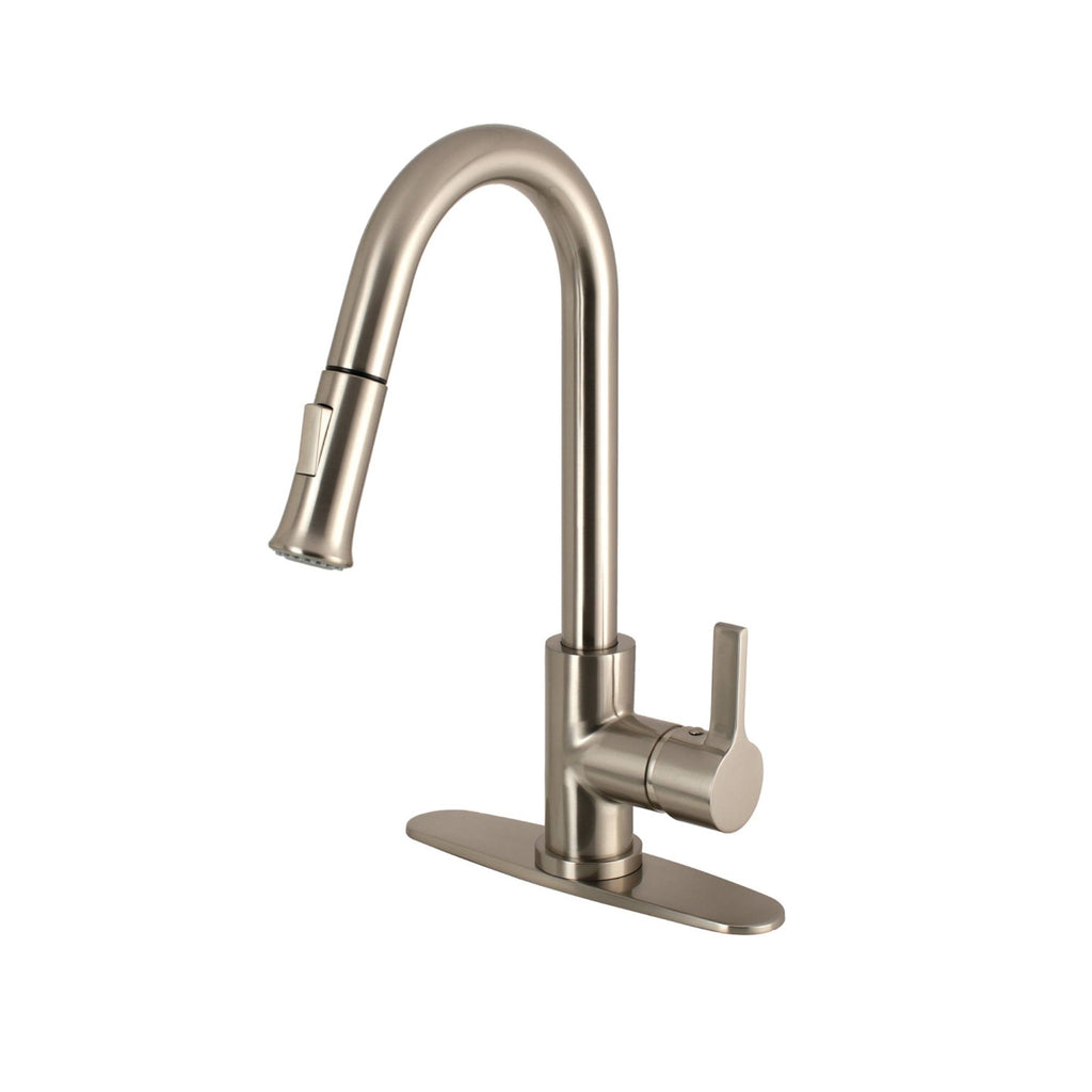 Brushed Nickel Pull-Down Kitchen Faucet X7505