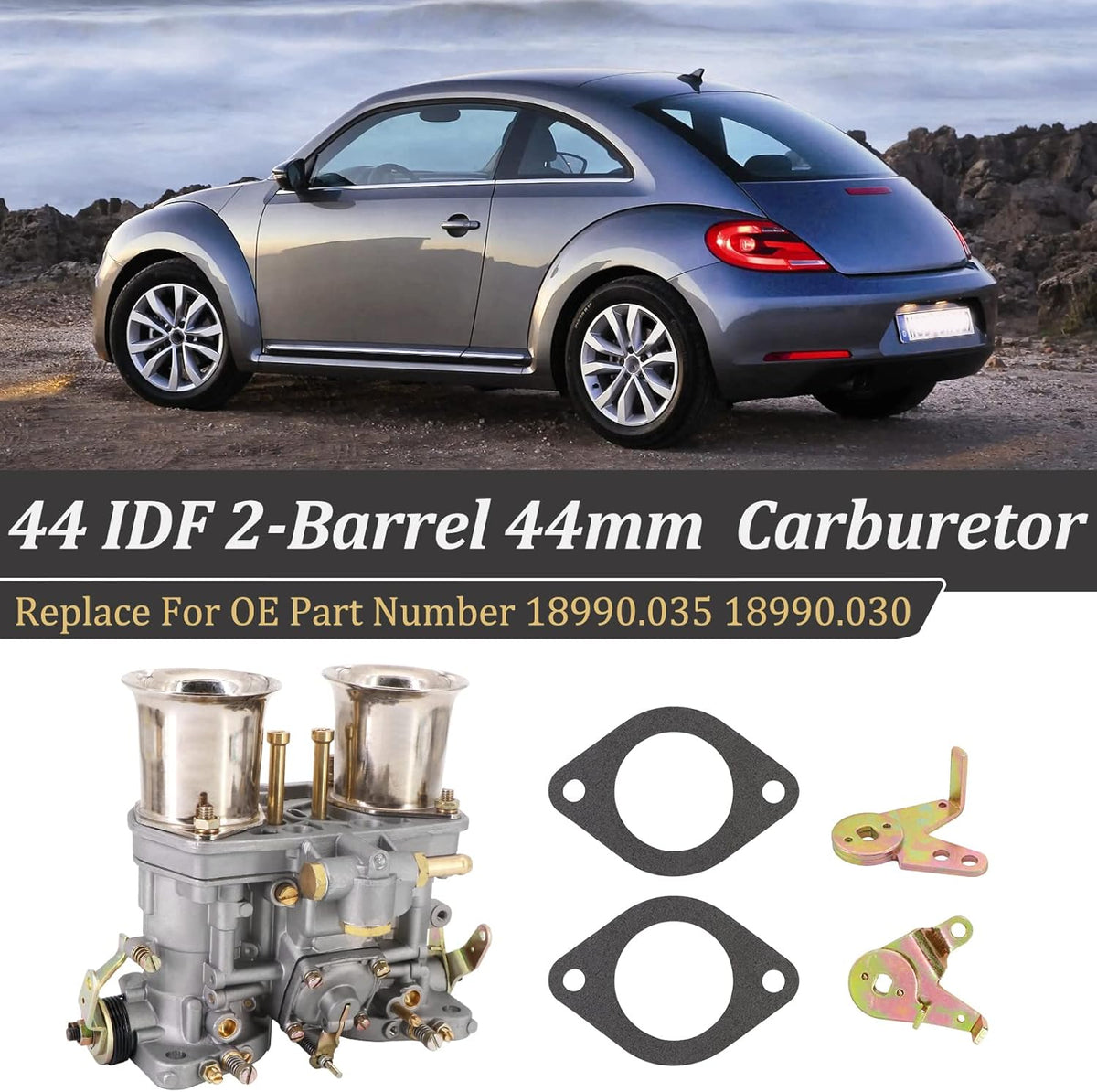 44 IDF 2 BARREL 44mm Carburetor with Air Horn L3228