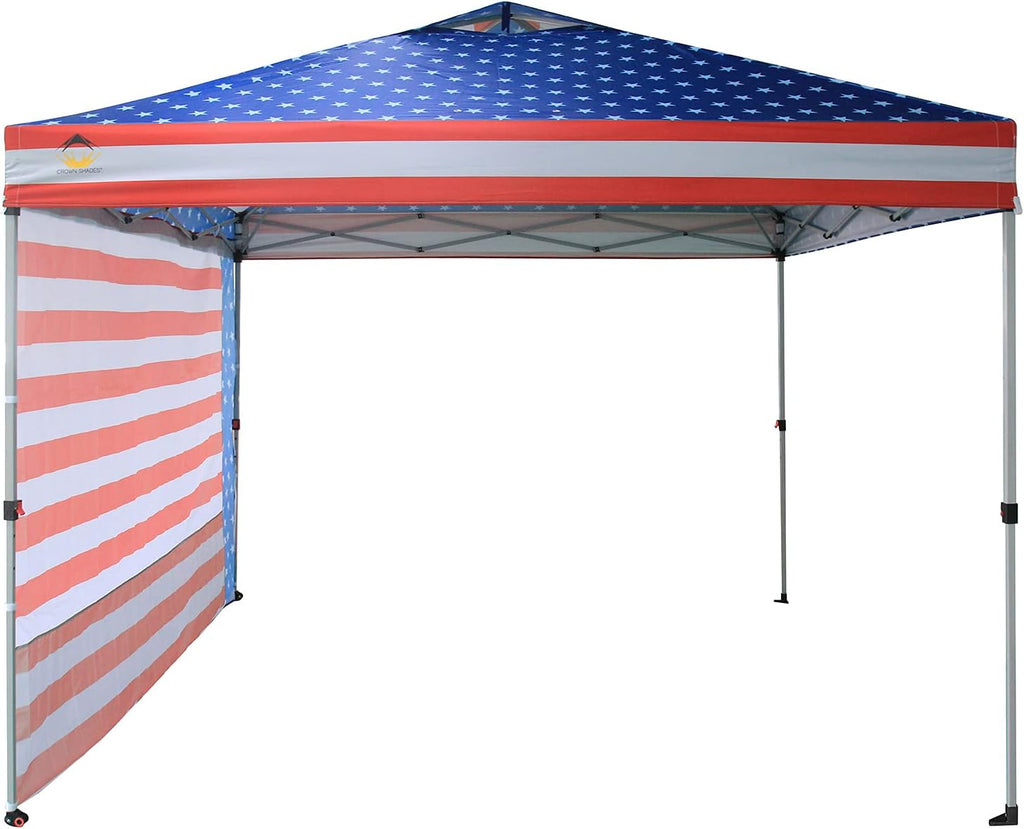 Blue 10x10 Pop Up Canopy with Wheeled Carry Bag N20305