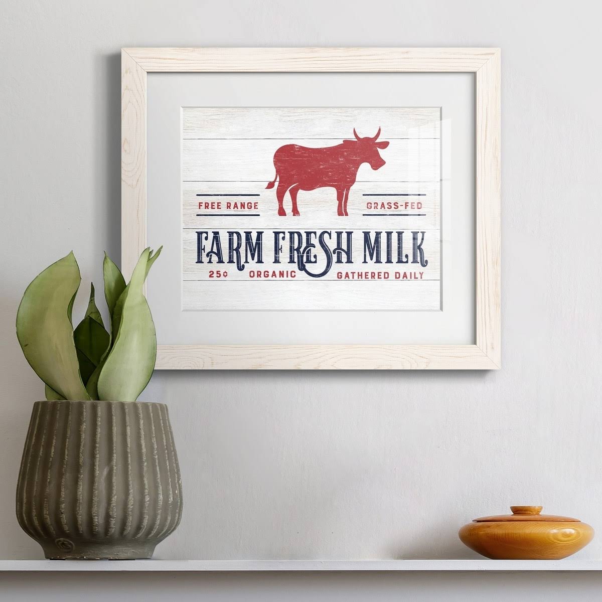 Framed Canvas - 27.5X37.5 - Walnut S2562