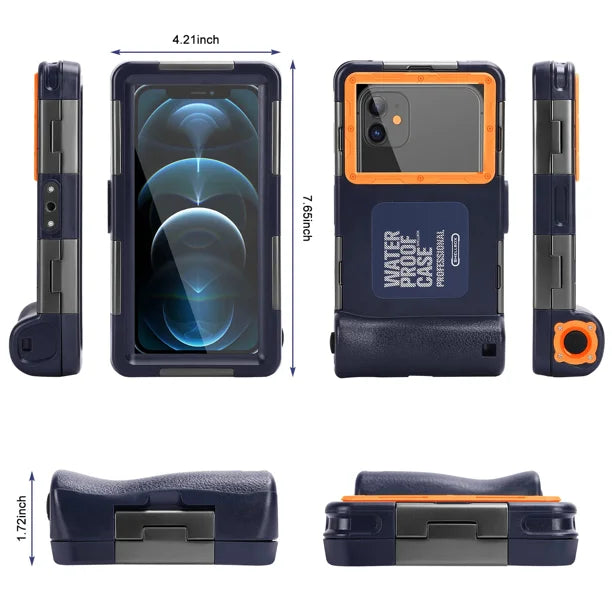 Waterproof Protective Case for Zenfone 3 Max ZC520TL and Phones Up to 6.9 Inch with Lanyard I43574
