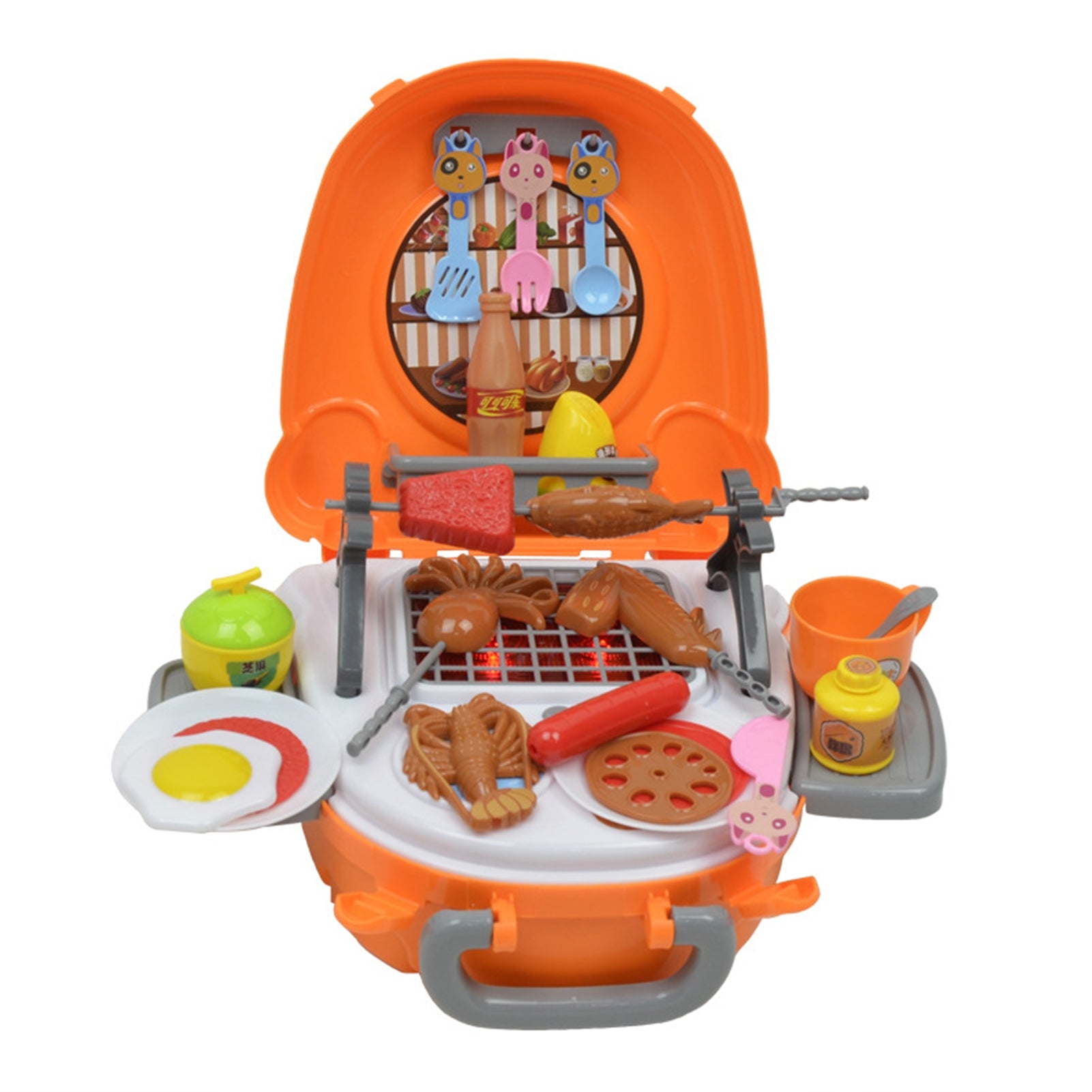 Portable BBQ Toy Set with Suitcase Design G30121