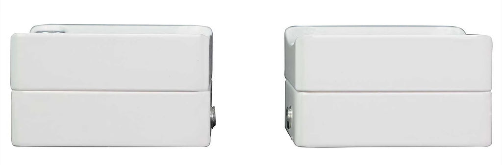 5.25" 360° Swivel White Aluminum Tower Speakers S1143