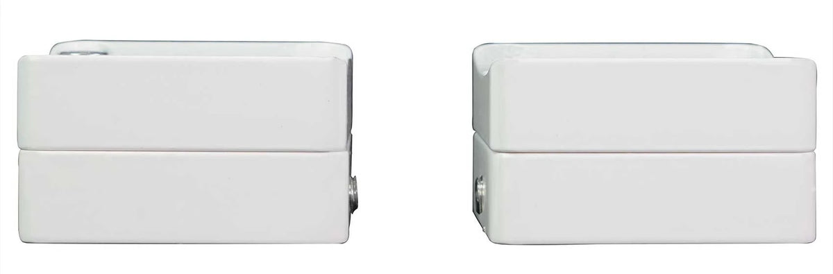 5.25" 360° Swivel White Aluminum Tower Speakers S1143