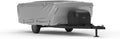 RV Cover for Pop Up Trailer 8' - 10' Long with Fleece Lining, Cable Lock, Storage Bag & Wind Straps P782