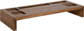 Black Wood Monitor Riser Desk Organizer, Pack of 2 O374