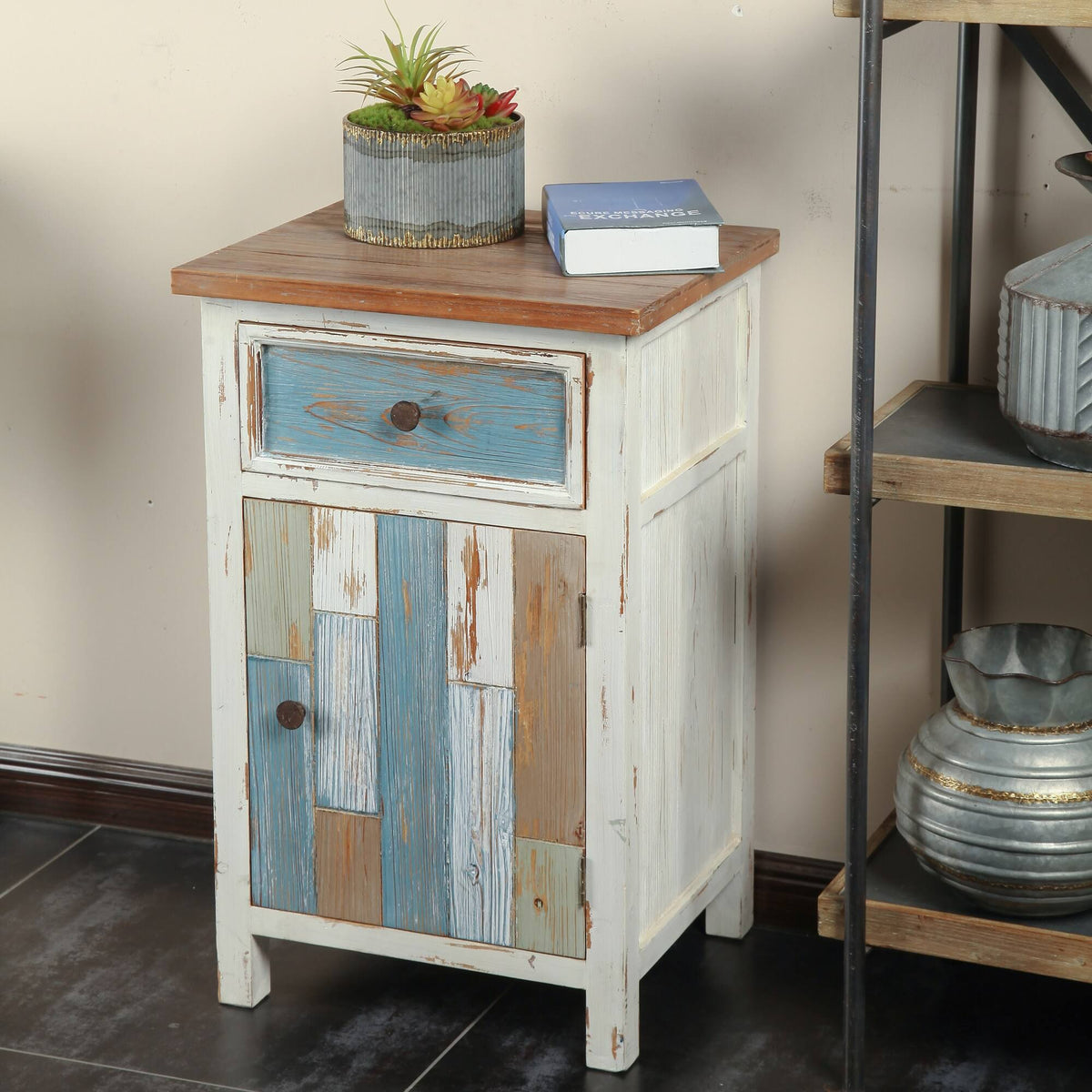 Rustic Multi-Color Console Cabinet A1743