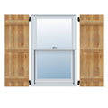 Board-n-Batten Shutters, Rough Sawn Western Red Cedar (Per Pair) V575