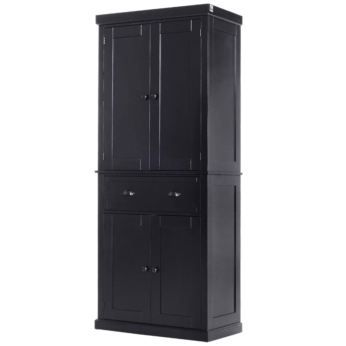 Black Freestanding Kitchen Pantry Cabinet B734133