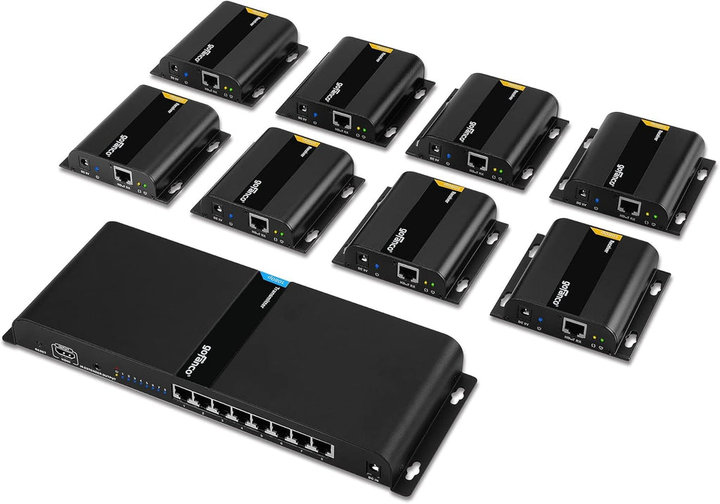 1080p 8 Port HDMI Extender Splitter over CAT5e / CAT6 L4100
