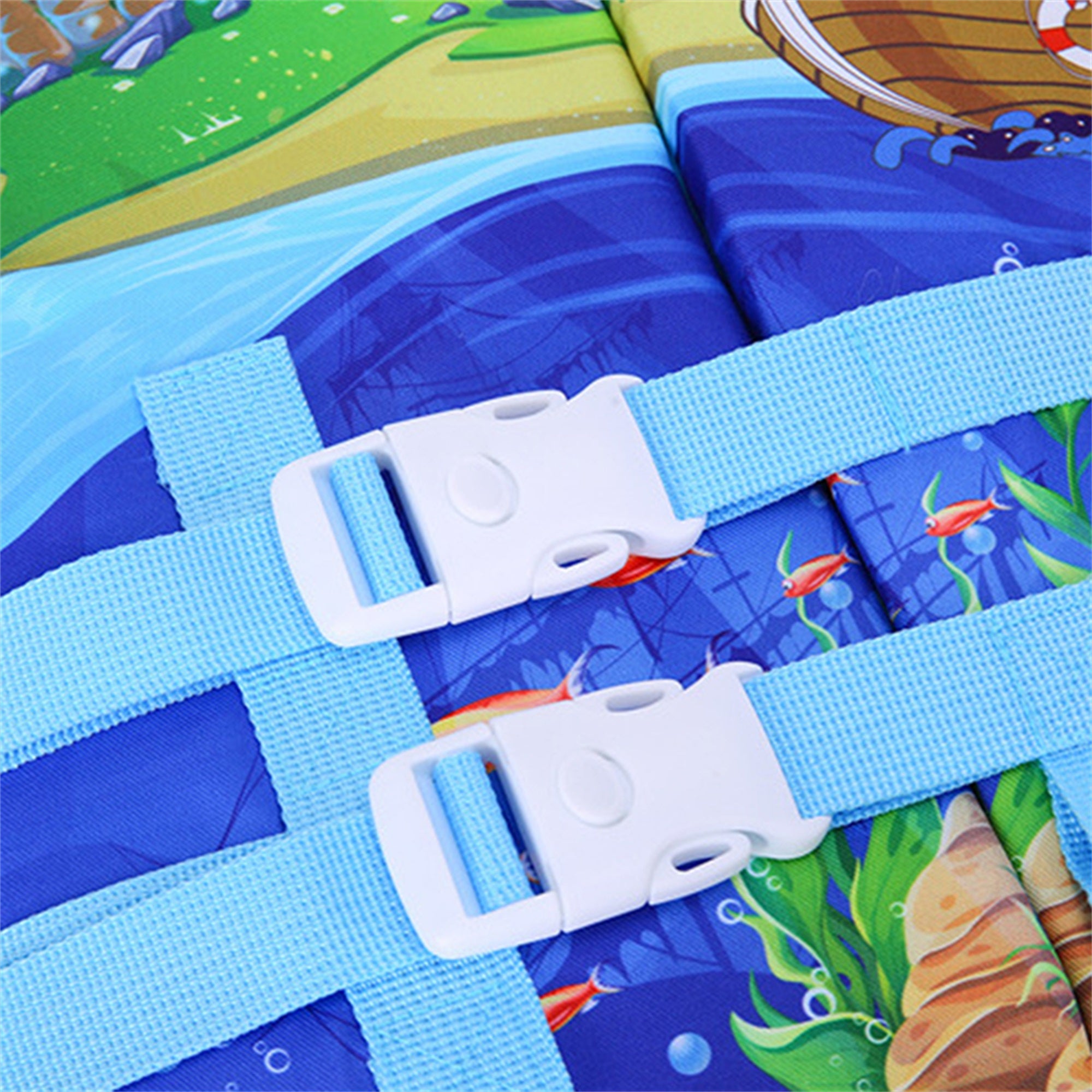 Cartoon Swim Vest with Adjustable Safety Strap V226333