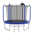 10FT Trampoline with Basketball Hoop and Enclosure Net P254287