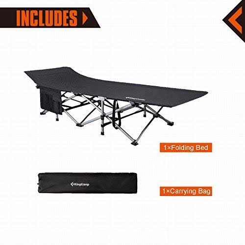 Oversized Heavy Duty Folding Camping Cot with Aluminum Frame R886