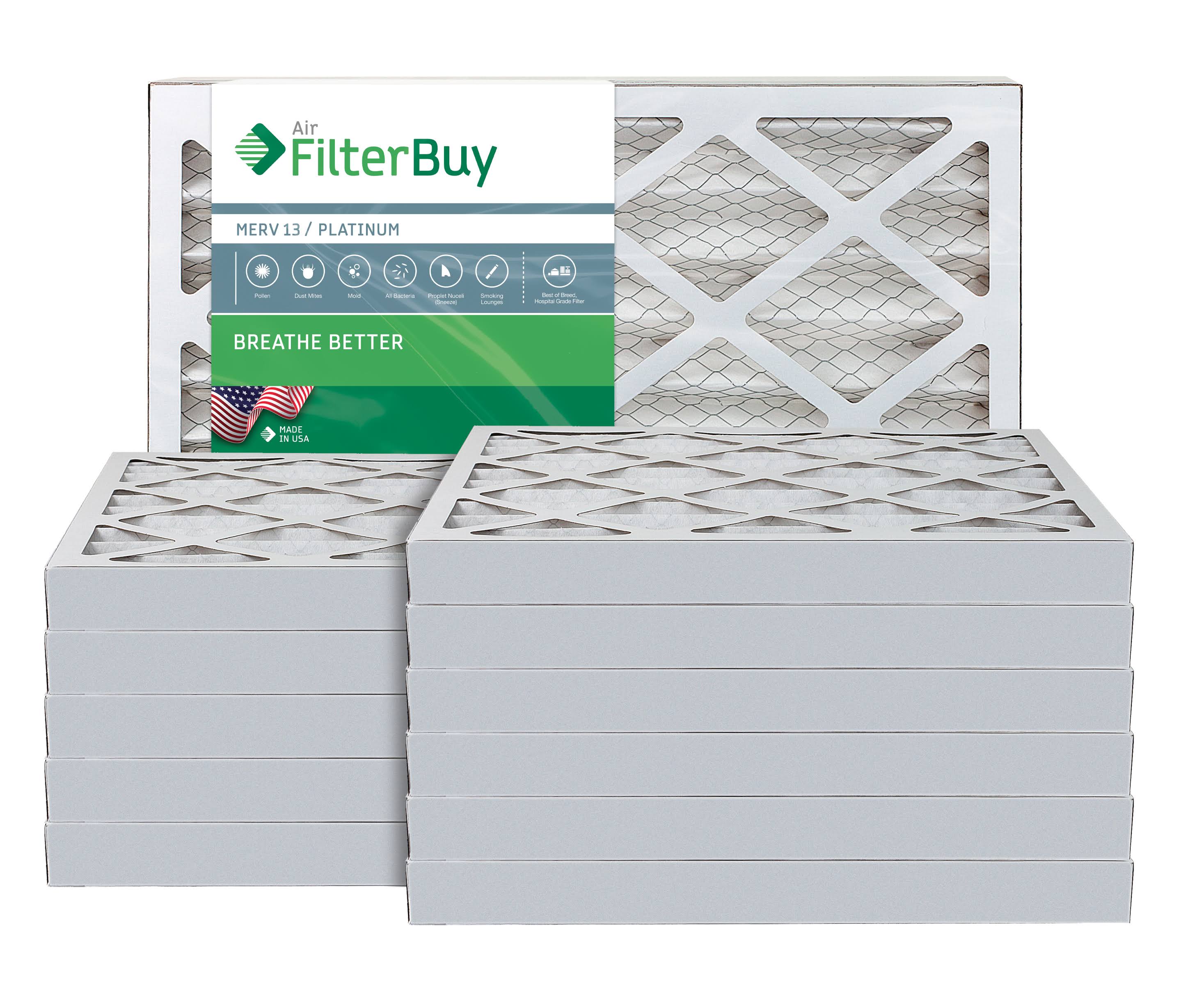 MERV 13 18x24x2 Pleated AC Furnace Air Filter, Pack of 12 W962