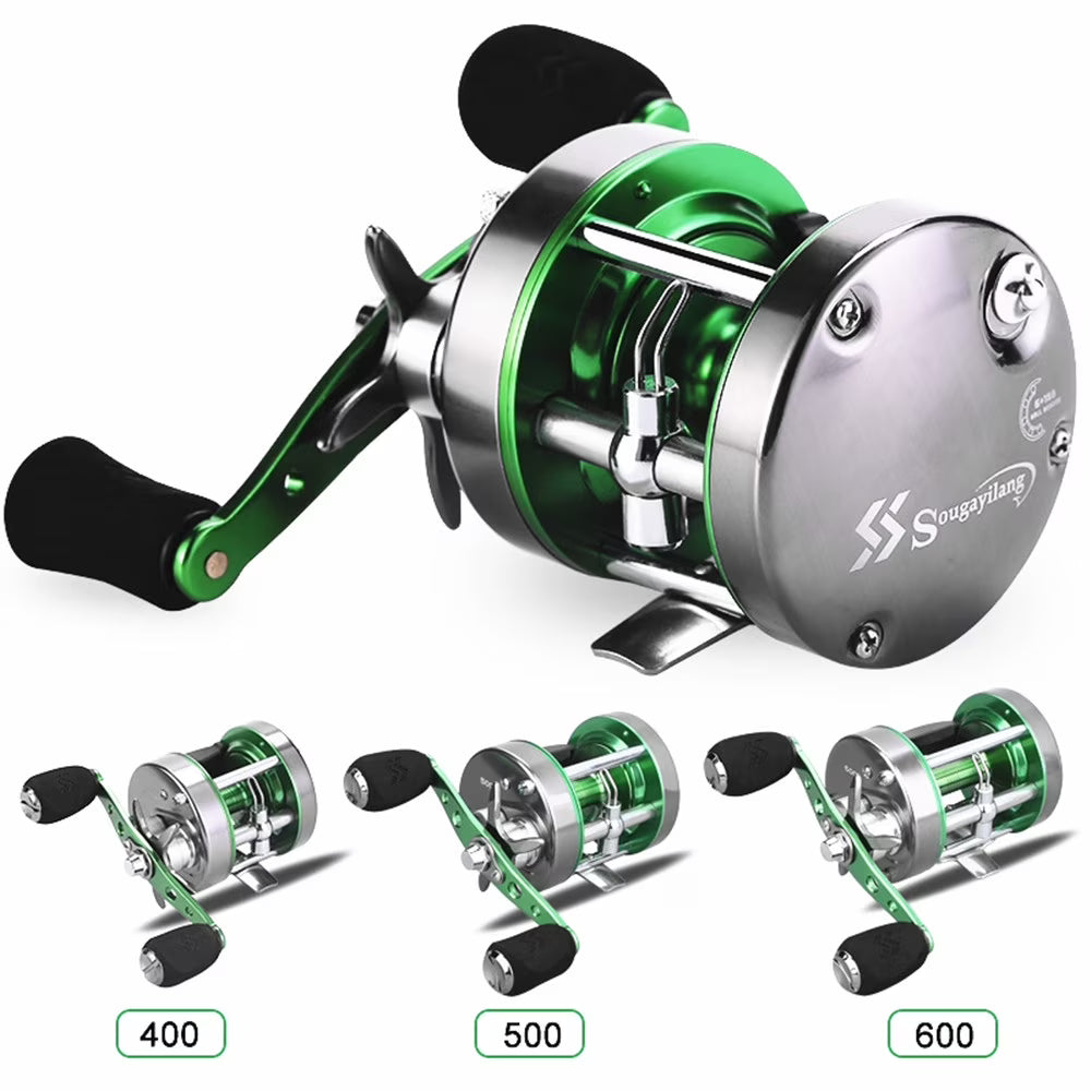 Round Baitcasting Reel Max 22LB Reinforced Metal Body Conventional Reel T253