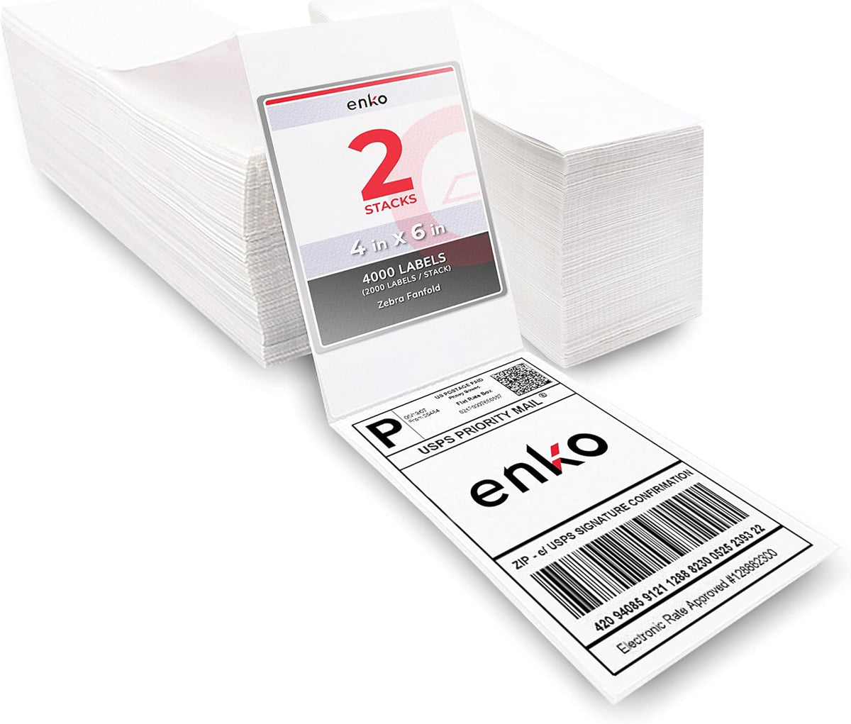 8 Rolls 3600 Labels 4 x 6 Direct Thermal Address Shipping Labels X417