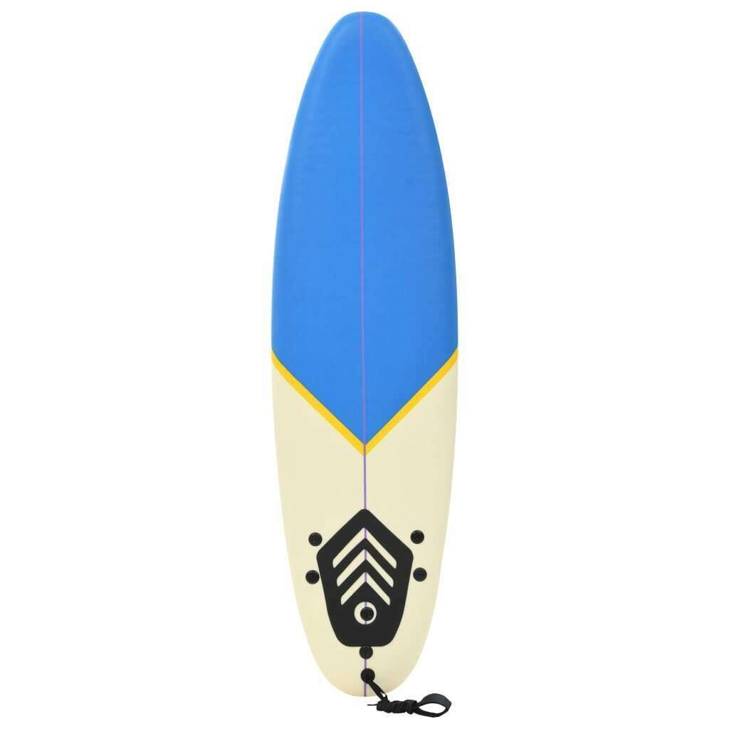 Blue and Cream Surfboard K49701
