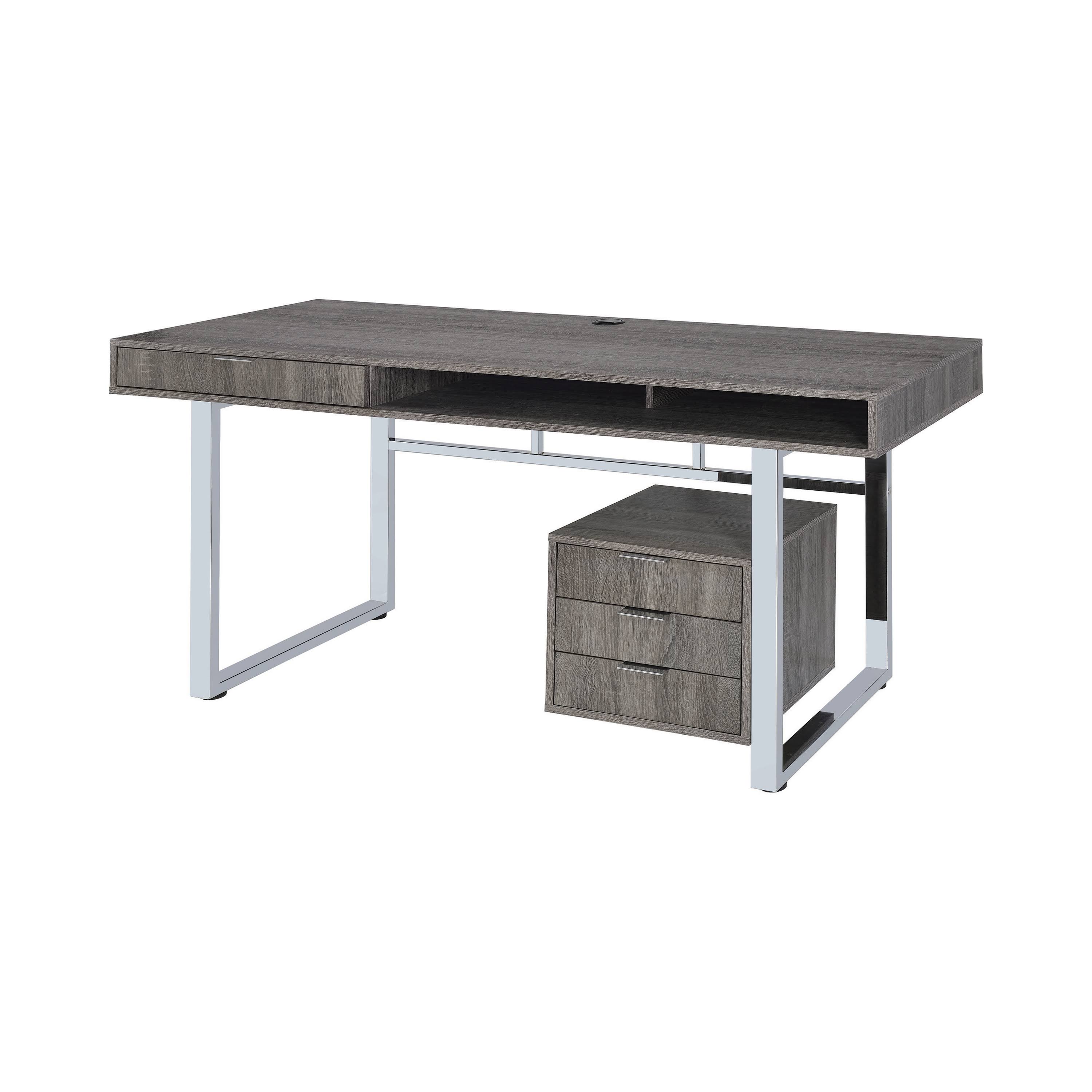 Weathered Grey Writing Desk Y83012