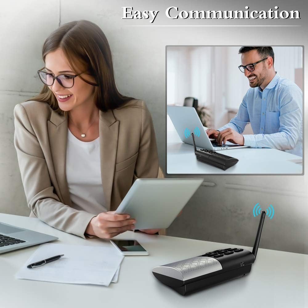 Full Duplex Wireless Intercom System, 1000 feet Range A527
