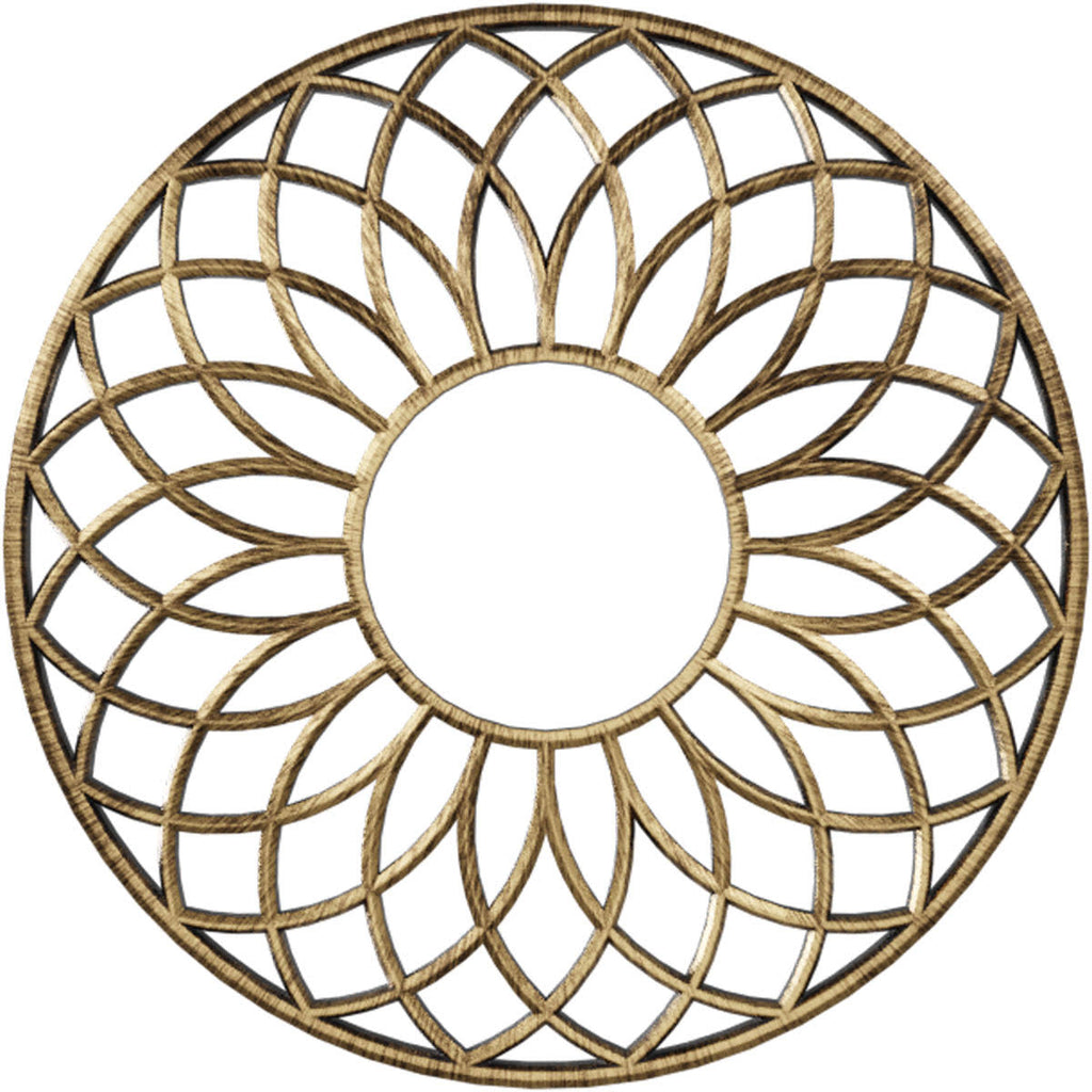 40x22OD x 13 5/8x22ID x 1x22P PVC Ceiling Medallion O9106