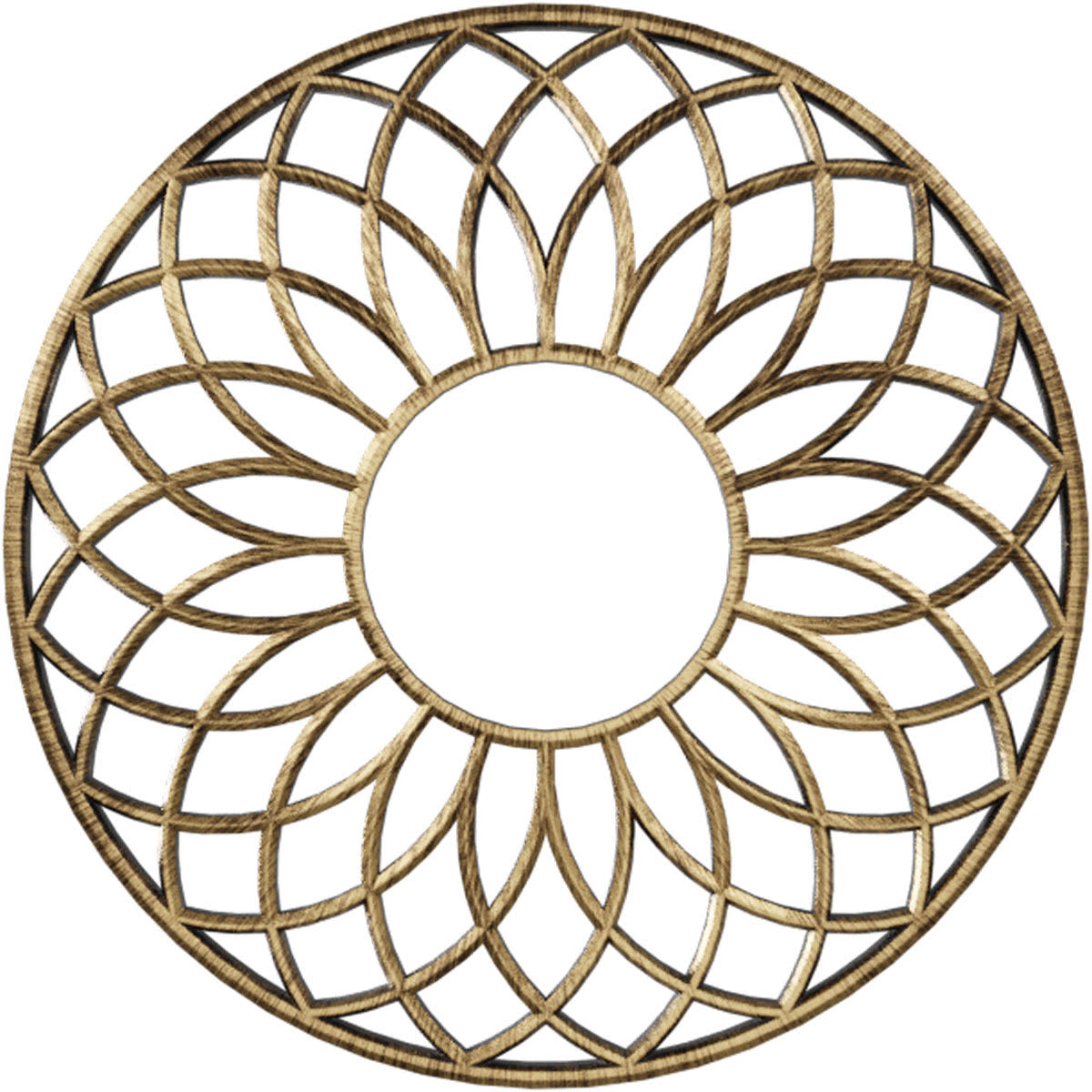 40x22OD x 13 5/8x22ID x 1x22P PVC Ceiling Medallion O9106