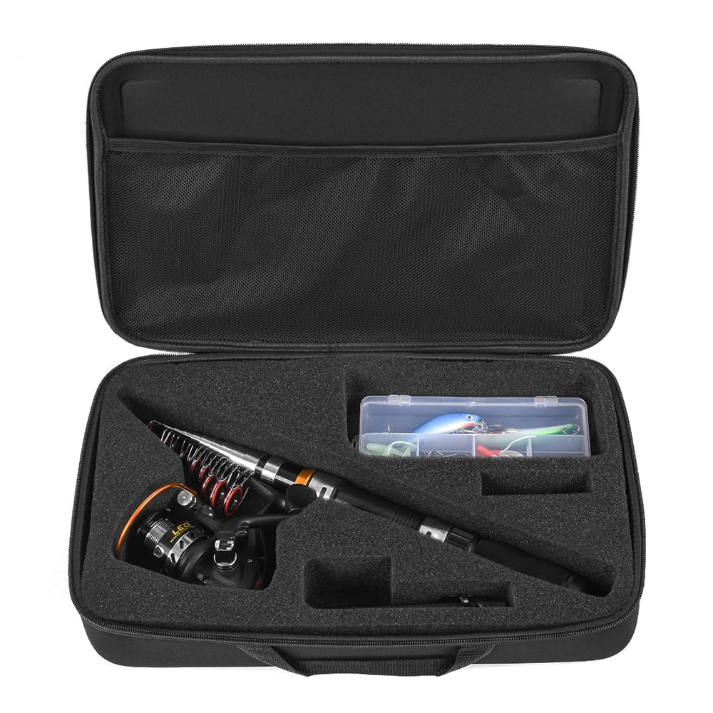 Telescopic Fishing Rod and Reel Combo Kit with Carry Bag G75825