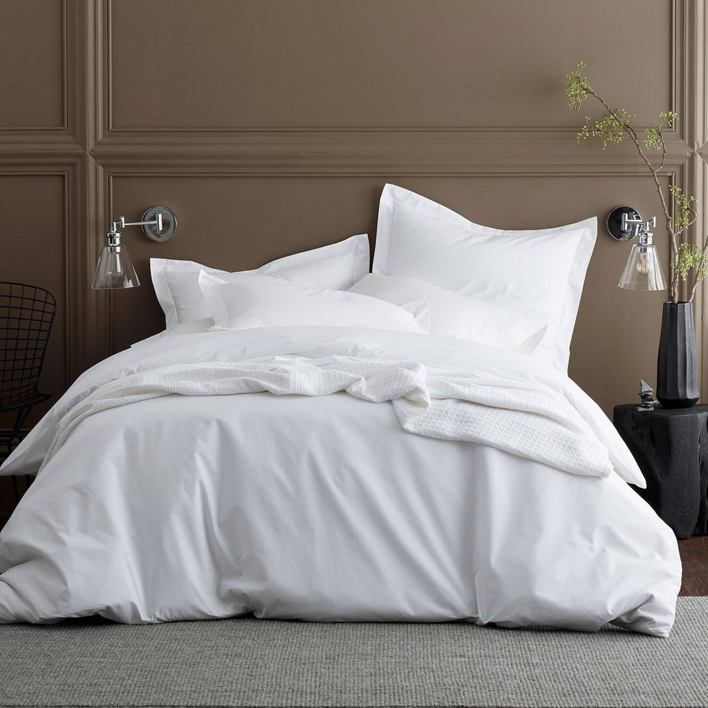 Organic Pearl Gray 300-Thread Count Cotton Percale King Sham H62512