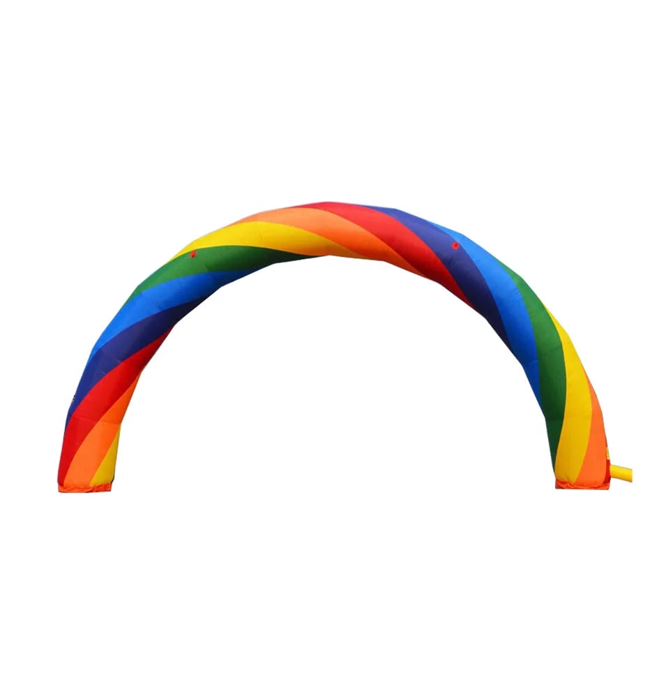 10M Inflatable Rainbow Arch with PU Coated with 110V Blower W137