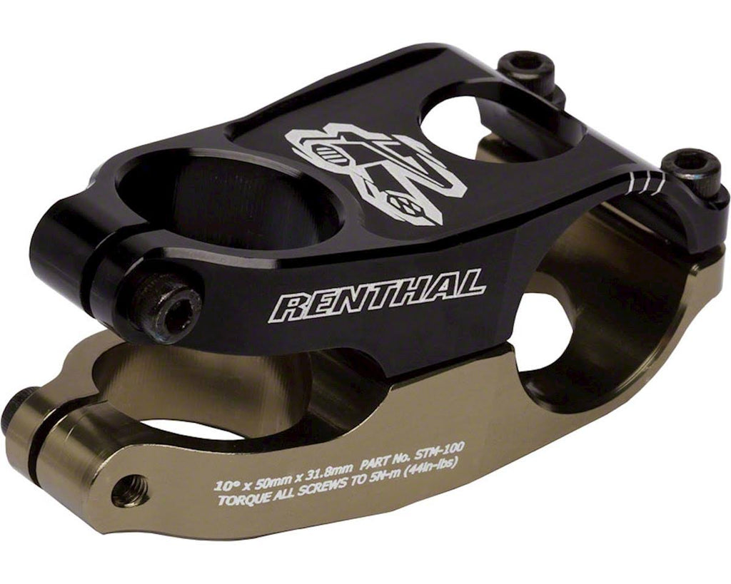 Renthal Duo Stem Black/Gold, 50mm A27925