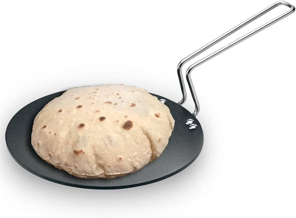 Concave Tava Griddle with Steel Handle, 8.5-Inch M4926