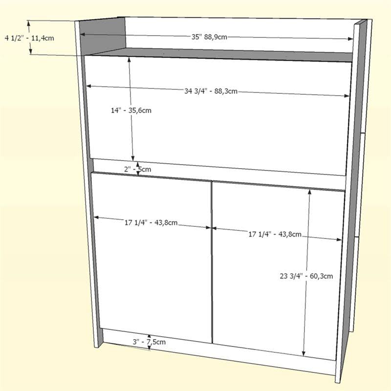 2 Piece Home Office Set Bark Grey White Q63225
