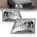 Crystal Replacement Headlights Pair for Ford Ranger Pickup B329