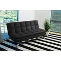 Faux Leather Armless Sleeper O6443