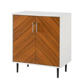 2 Door Solid White Accent Cabinet L62938