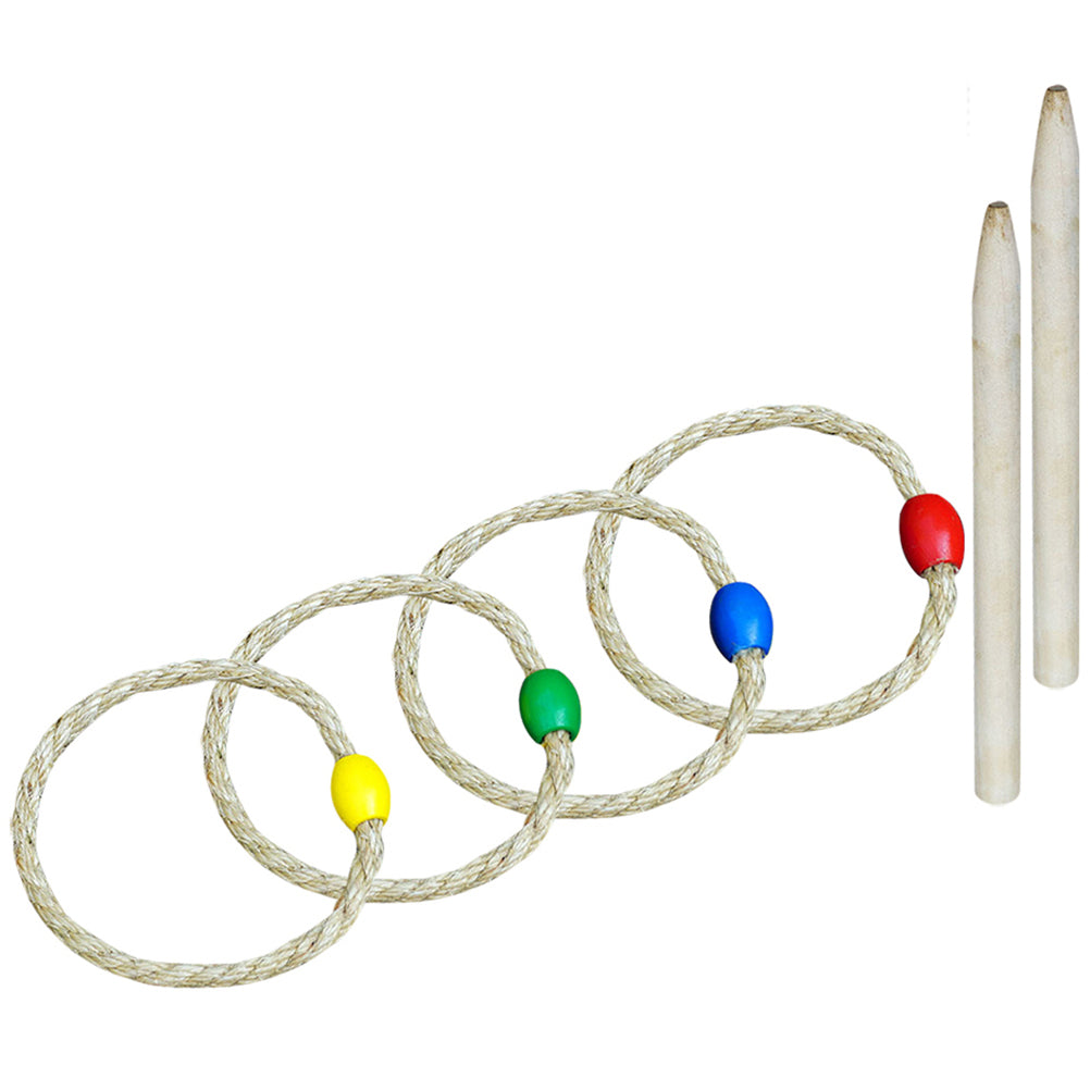 Solid Wood 6-piece Ring Toss Game A571772