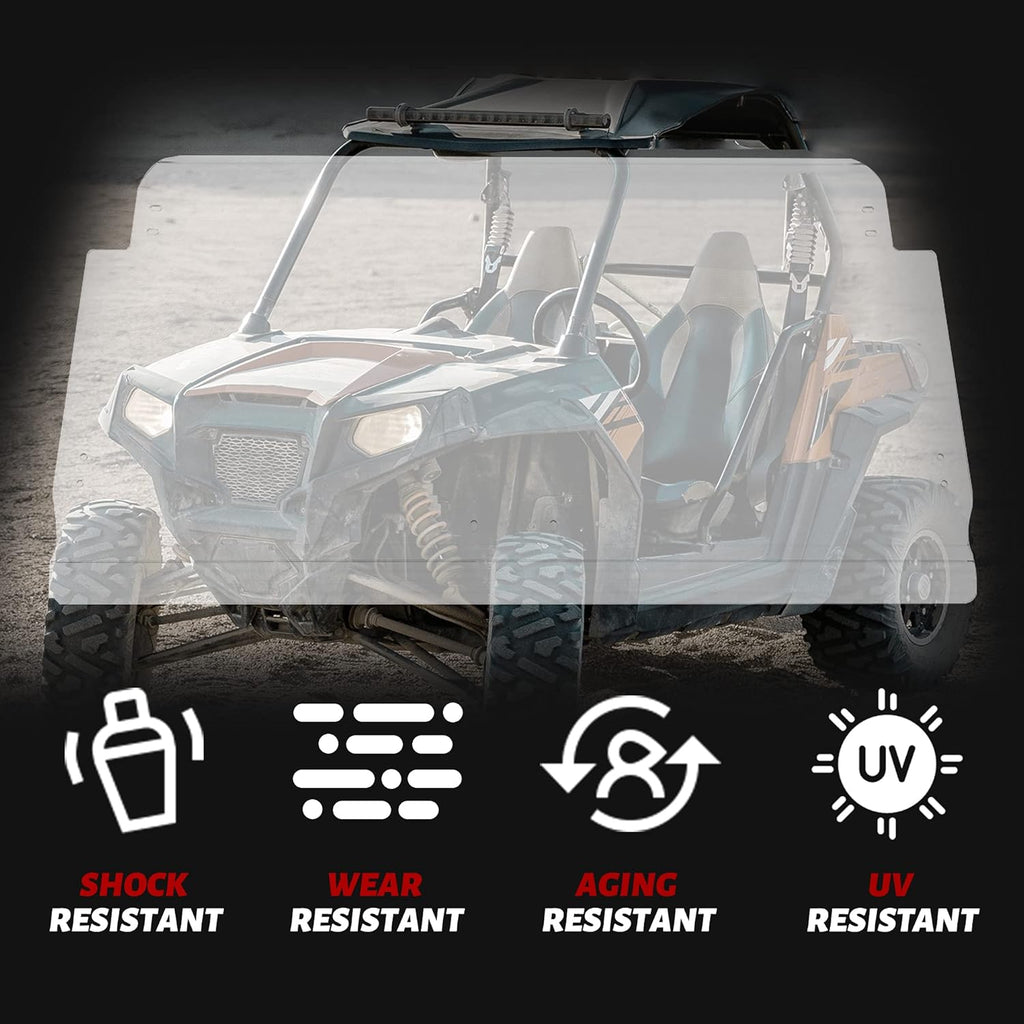 3-in-1 Full Clear Windscreen with Stretch Bracket M7719